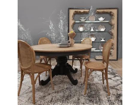Libreria bifacciale Two Rocks con 4 ripiani di cristallo, realizzata in agglomerato di materiali naturali con parte centrale color Argilla e laterale color Black Stone di Dialma Brown