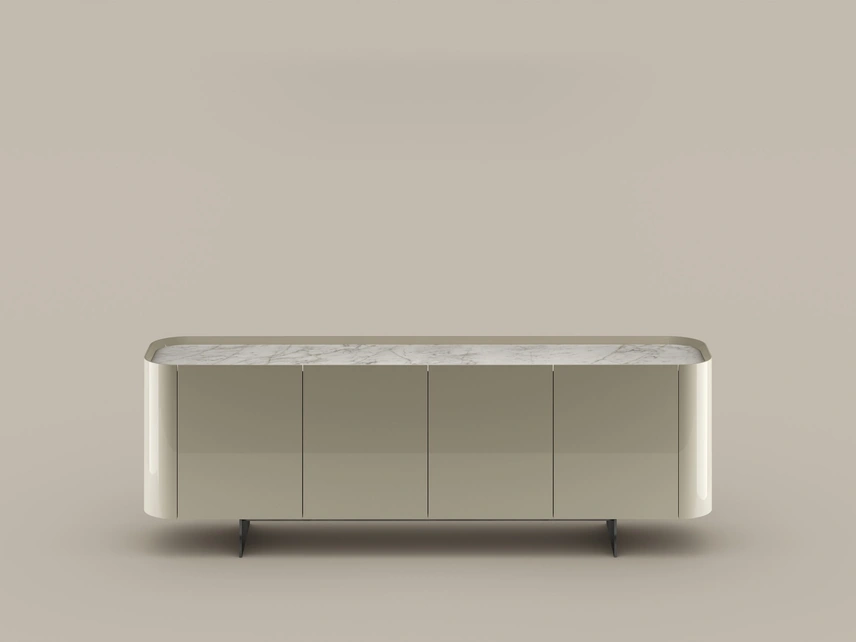 Madia in legno laccato lucido Arragan di Bonaldo