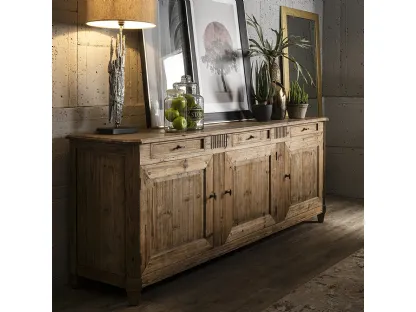 Madia Pianosa realizzata in legno di Old Pine di Dialma Brown