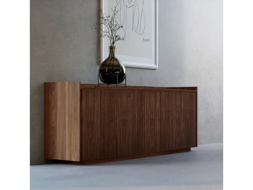 Madia Revo Sideboard in legno massello e listellare di Riva1920