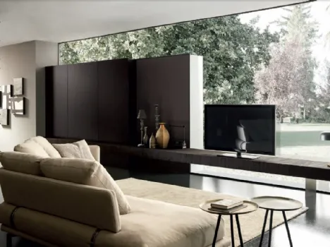 Parete Attrezzata Float progetto 28 di Modulnova