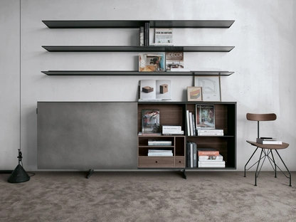 Parete Attrezzata Monolith configurazione 11 di Extendo