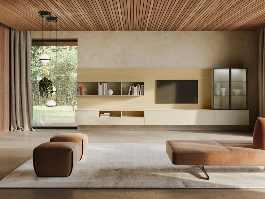 Parete Attrezzata SpaceMakers day SM2521 di Zalf