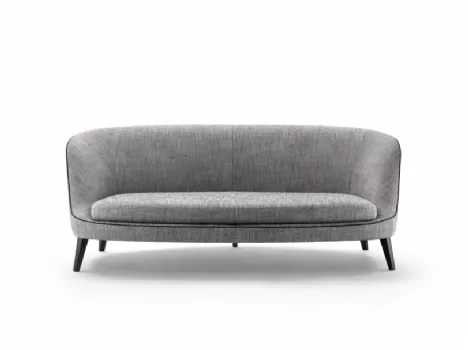 Divano lineare in tessuto Dragonfly 20 di Flexform