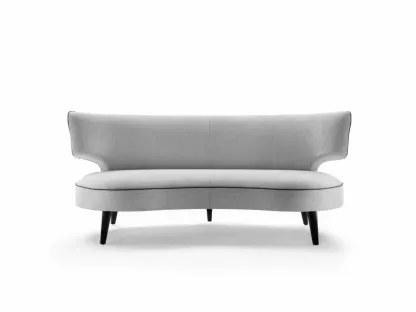 Divano lineare a due posti in tessuto Drop 20 di Flexform