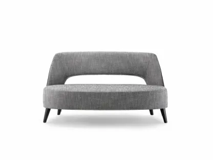 Divano lineare in tessuto Ermione 20 di Flexform