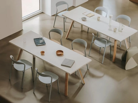 Sedia impilabile in polipropilene Hawi di LaPalma