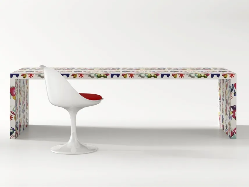 Tavolo Business in legno stratificato laccato design di De Rosso
