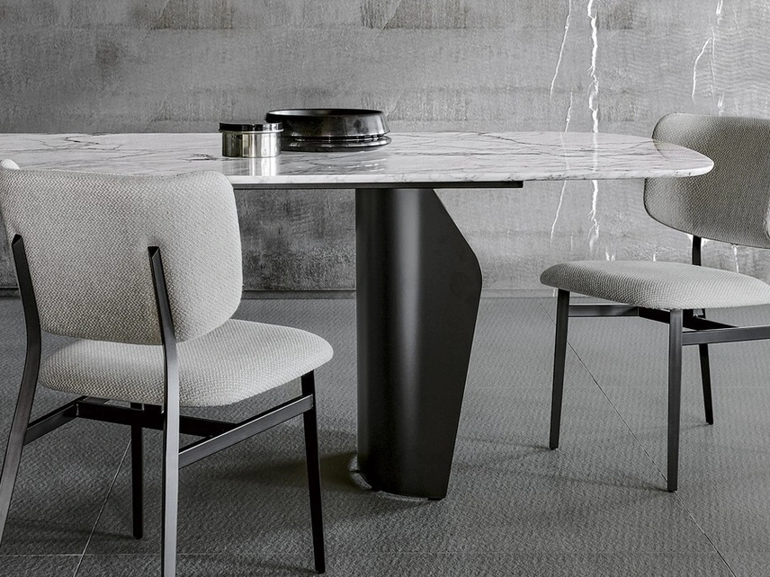 Tavolo Flame in Marmo di Bonaldo