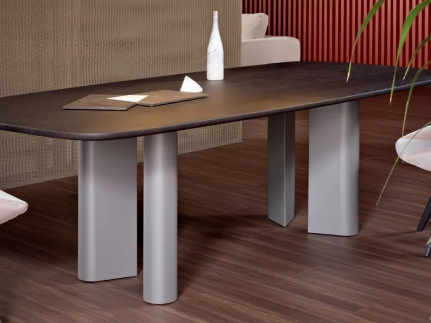 Tavolo moderno in rovere Geometric di Bonaldo