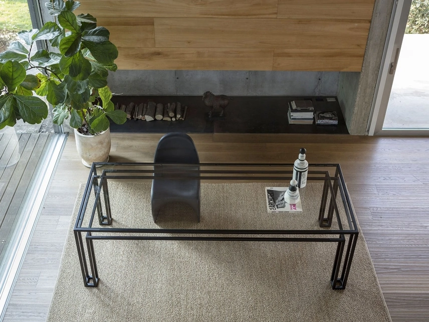 Tavolo in cristallo Hotline di Mogg