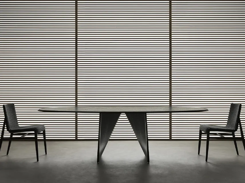 Tavolo Lambda Rovere Nero di Rimadesio
