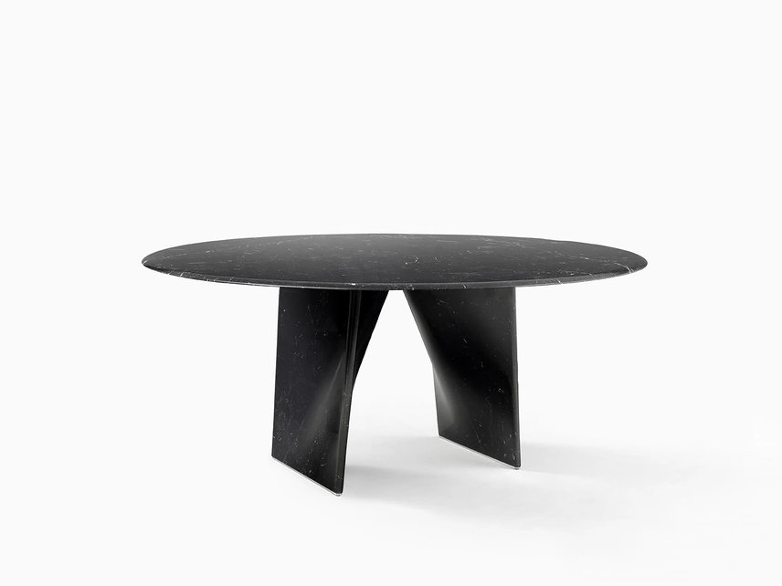 Tavolo Lambda in marmo di Rimadesio