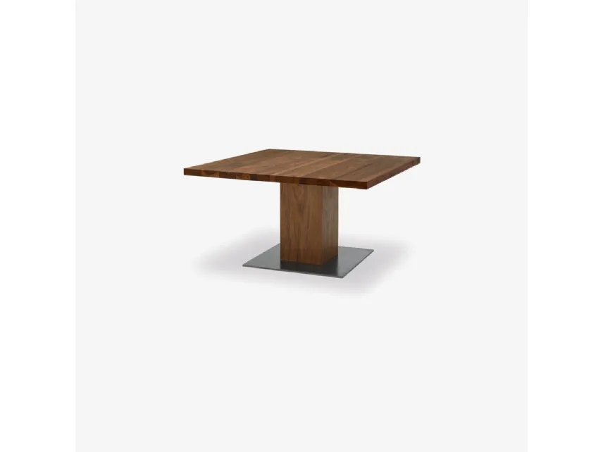 Tavolo Boss Basic quadrato in legno massello di Riva1920