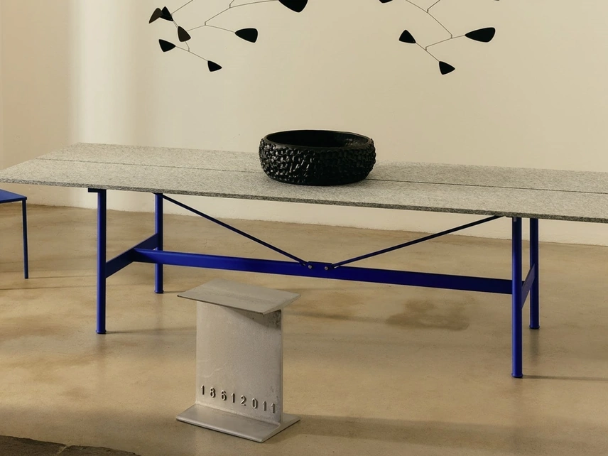 Tavolo Zinco in marmo pietra di Luserna di Desalto