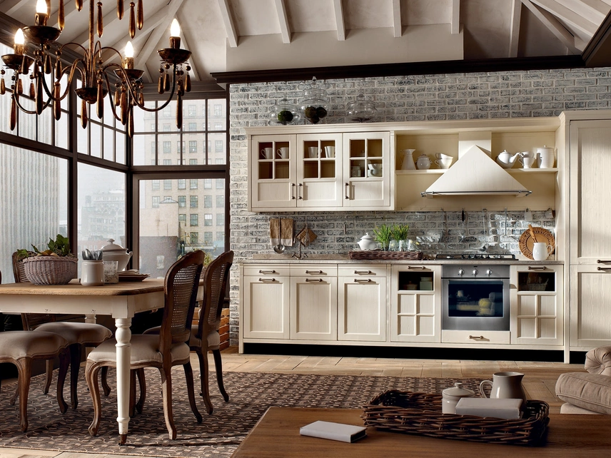 Cucina Classica lineare Kreola di Marchi