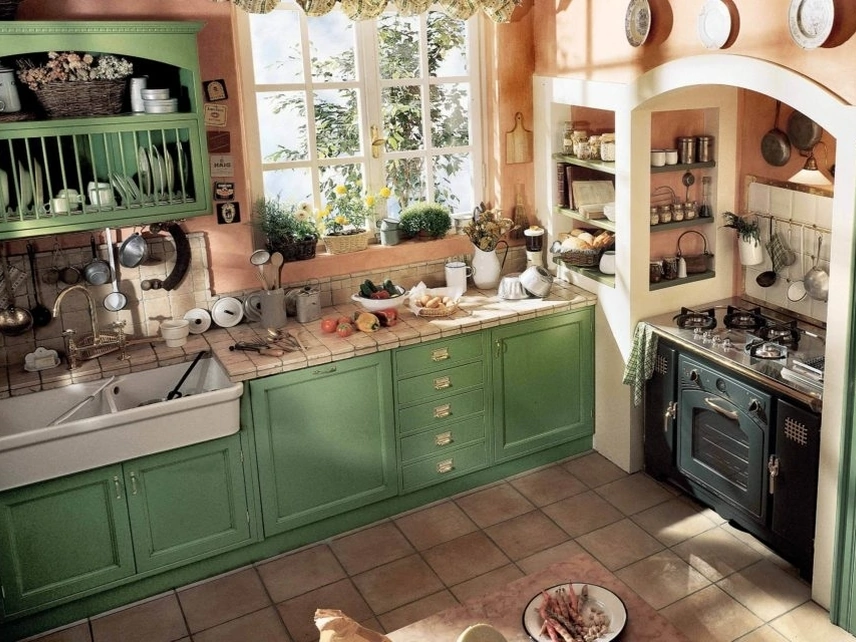 Cucina Classica Old England angolare di Marchi