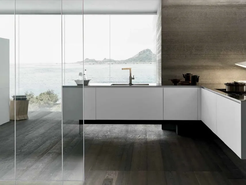 Cucina Design Moon Gola progetto 16 di Modulnova