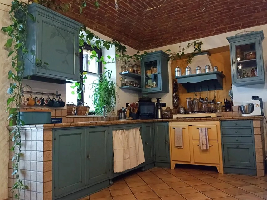 Cucina angolare in Muratura Doria di Marchi