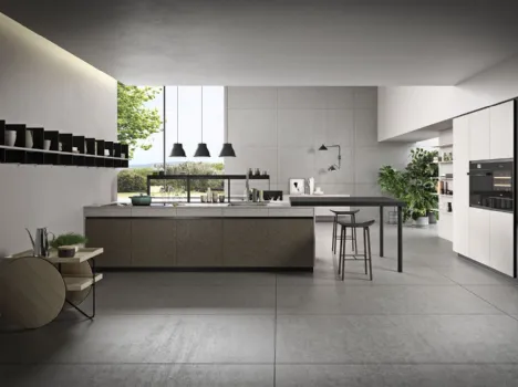Cucina Moderna lineare DJ 02 in melaminico di Dibiesse