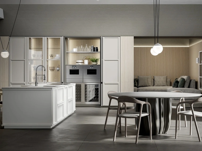 Cucina Moderna E05 Eclettica-Optima di Scandola