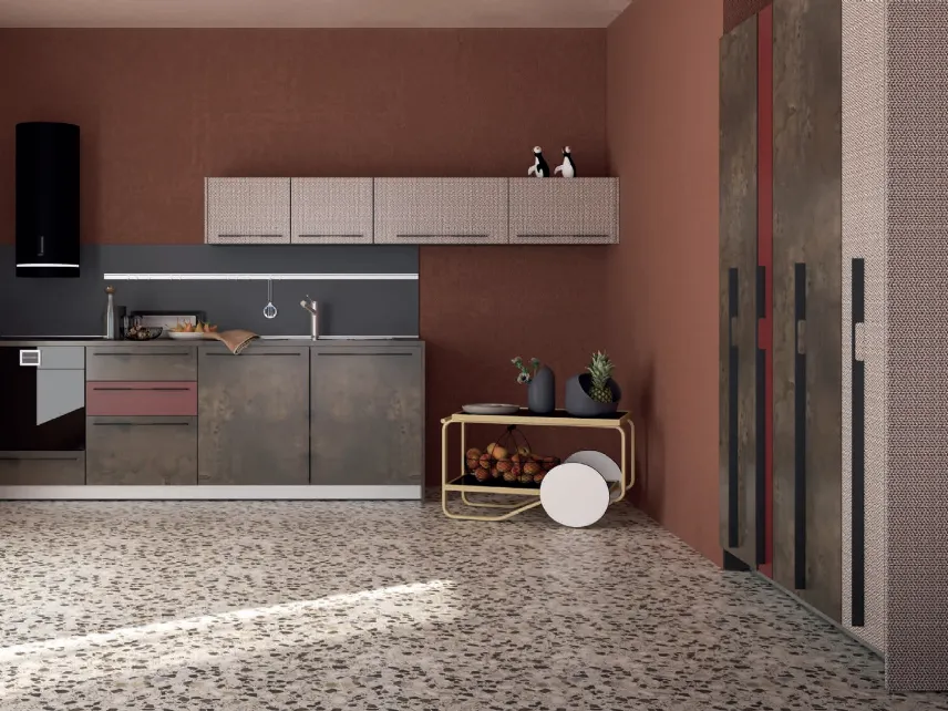 Cucina Moderna lineare For Me Kitchen Two di De Rosso