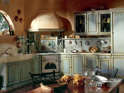 Cucina Shabby Chic angolare Granduca di Marchi