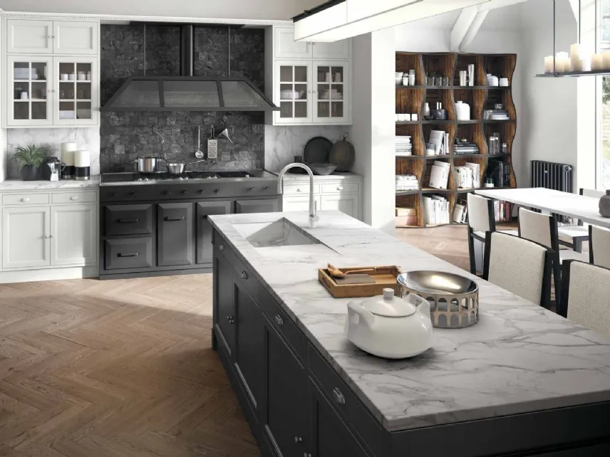 Cucina Shabby Chic con isola Artis di Marchi