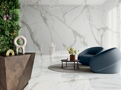 Piastrelle effetto marmo Noblesse Calacatta Prestige di Lea Ceramiche