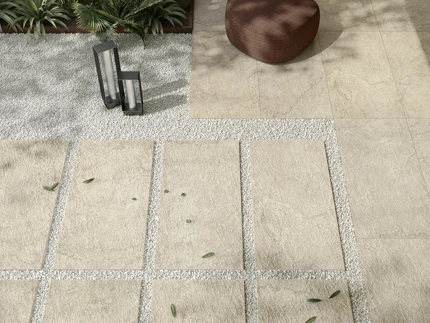 Piastrelle effetto pietra Pulse Sand di Lea Ceramiche