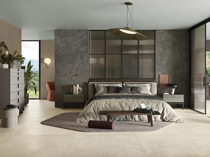 Piastrelle effetto pietra Pulse Sand di Lea Ceramiche