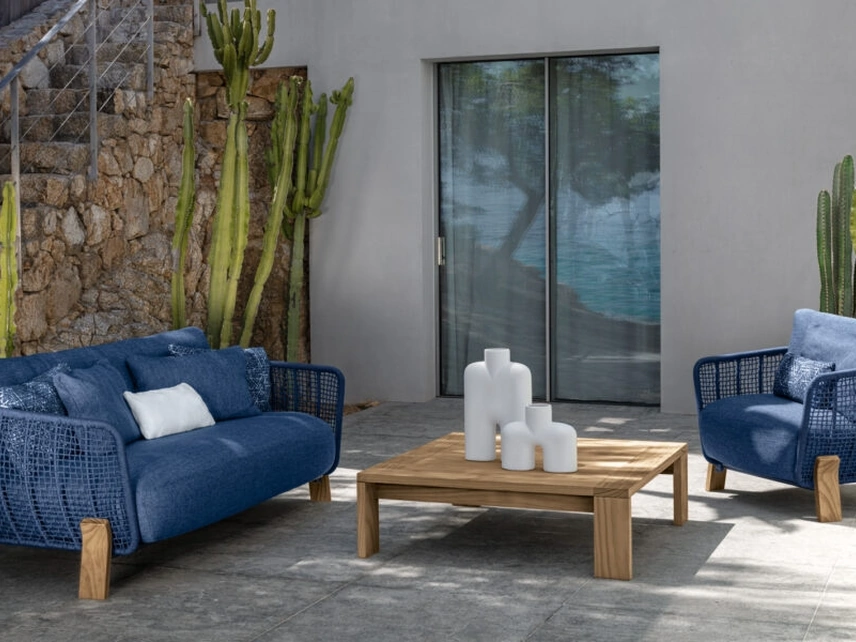 Arredo da esterno Argo Wood Love Seat di Talenti