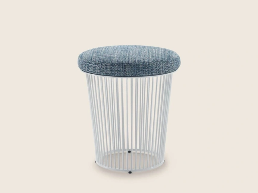 Pouf Berry Outdoor in tessuto e metallo di Flexform