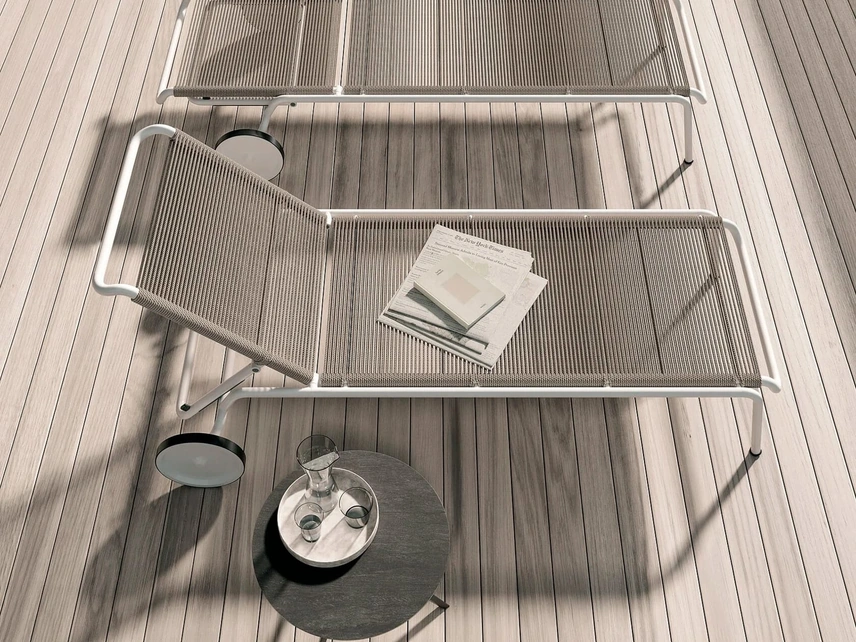 Day Bed Calipso in fibra sintetica di Flexform