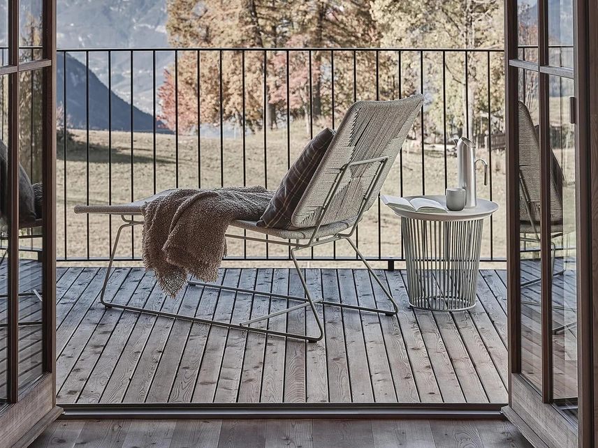 Daybed Echoes Outdoor in cordoncino di polipropilene di Flexform