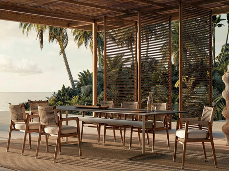 Tavolo in pietra Fly Outdoor di Flexform