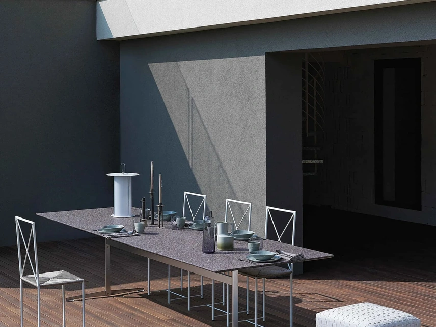 Tavolo in pietra Fly Outdoor di Flexform