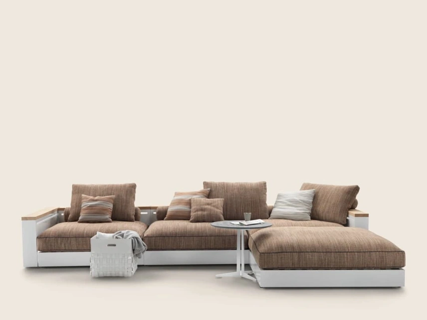 Divano Freeport in alluminio di Flexform
