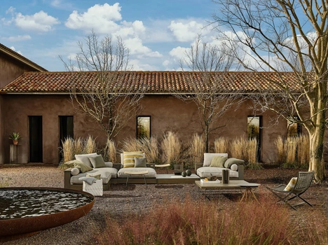 Divano in legno Hamptons di Flexform