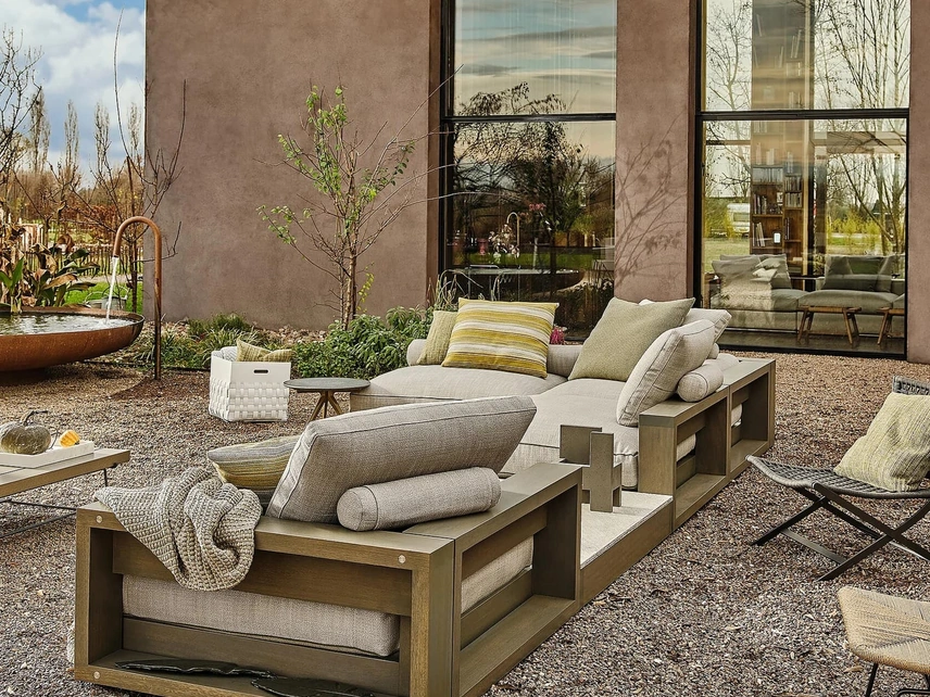 Divano in legno Hamptons di Flexform