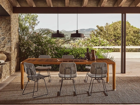 Tavolo in legno Kobo Outdoor di Flexform