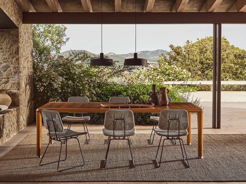 Tavolo in legno Kobo Outdoor di Flexform