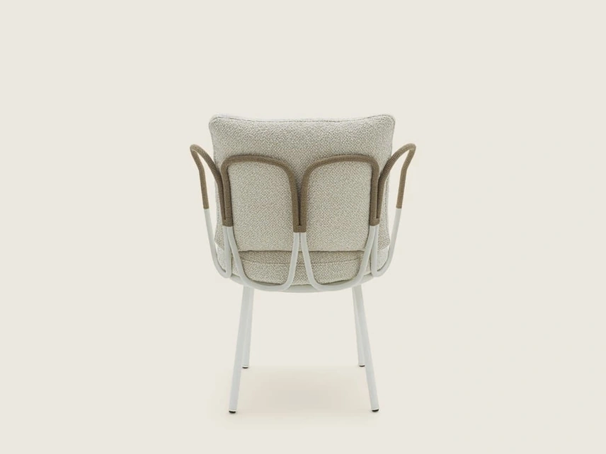 Sedia in acciaio Margherì di Flexform
