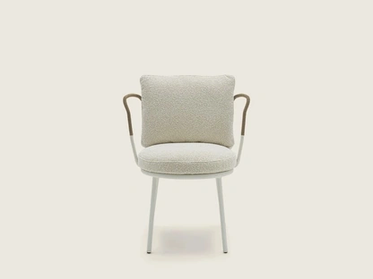 Sedia in acciaio Margherì di Flexform