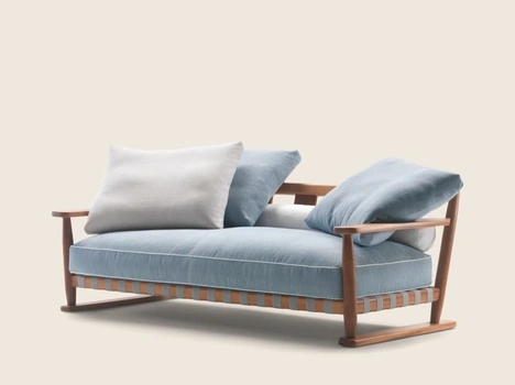 Divano in legno Meriggio di Flexform