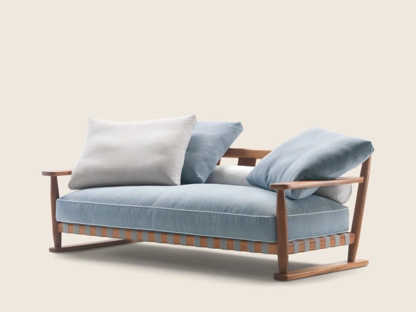 Divano in legno Meriggio di Flexform