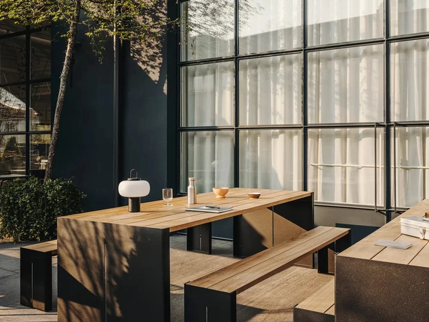 Tavolo e Panca da giardino Panco di LaPalma