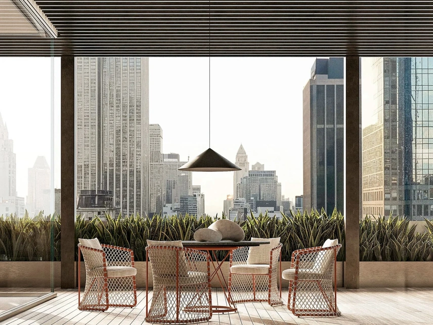Tavolo in pietra Torcello Outdoor di Flexform