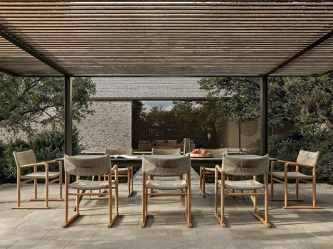 Tavolo in pietra Zefiro Outdoor di Flexform