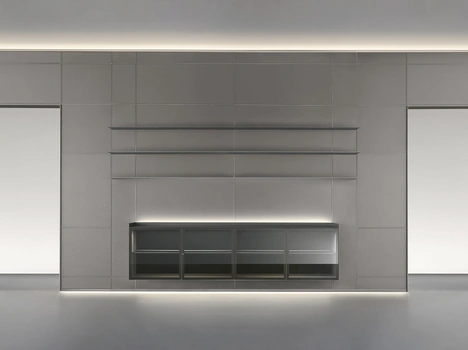 Parete divisoria Modulor Peltro di Rimadesio